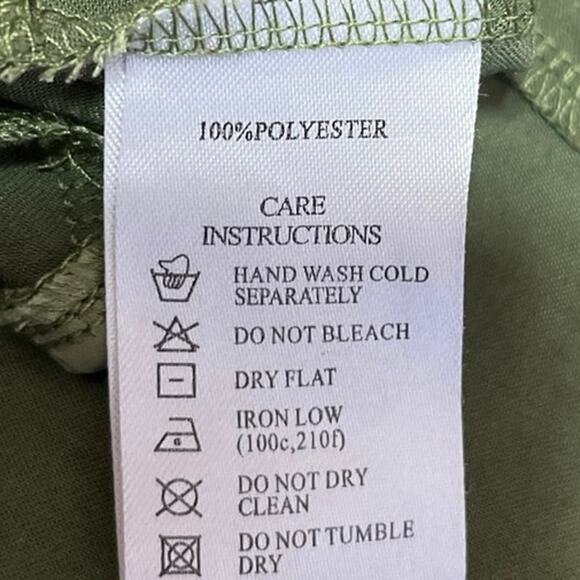 Urban Outfitters Motel Green Satin Silk Sleeveless Cami Camisole Crop Top Size S - Picture 7 of 8